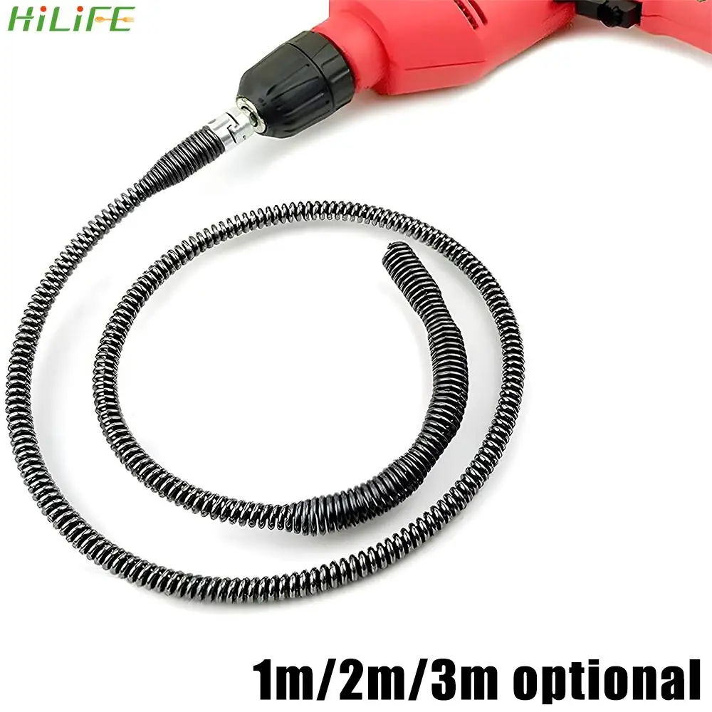 

Spring Pipe Sewer Pipe Unblocker Drain Cleaner With Connector 3M Sinks Basin Pipeline Clogged Remover Tools Pipe Dredging Tool