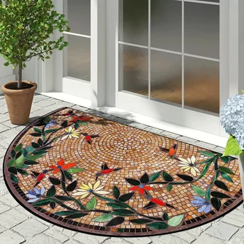 Vintage Mosaic Non-Slip Floor Mat 1