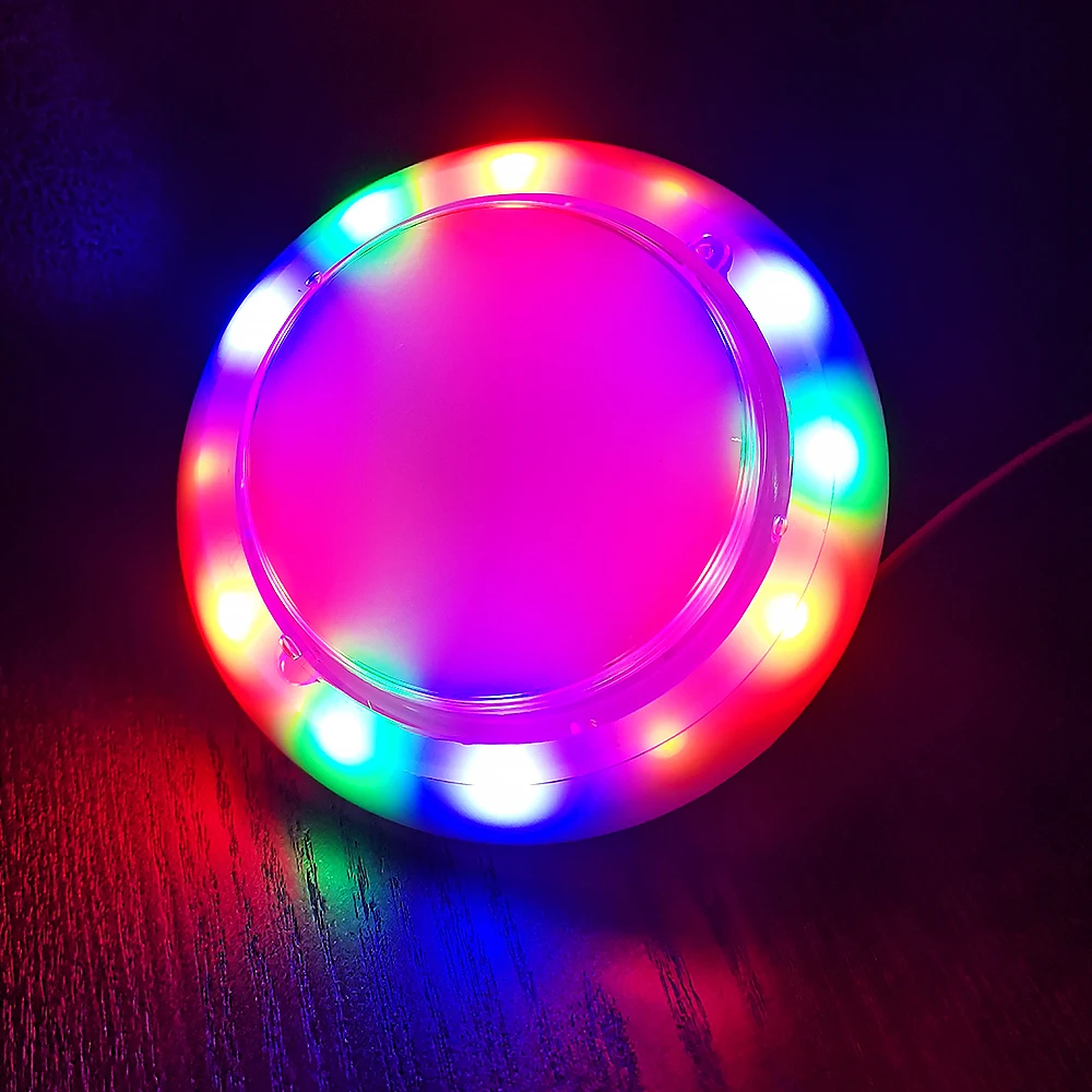 

DC12V 115mm Illuminated LED Push Button Big Colorful Rotating Light Video Arcade Game Vending Machine Coin Pusher Pinball Parts