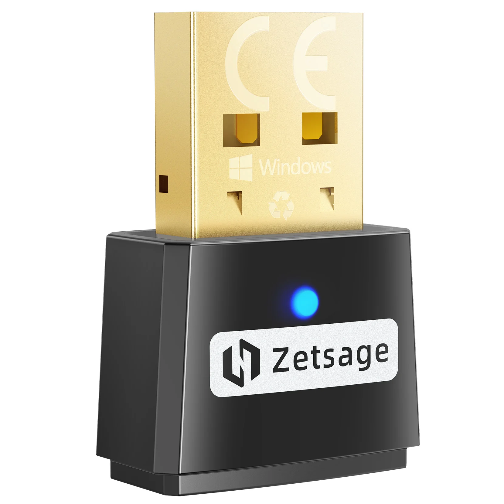 Zetsage Usb Bluetooth 5.1 Adapter Bluetooth Receiver Transmitter 2 In 1