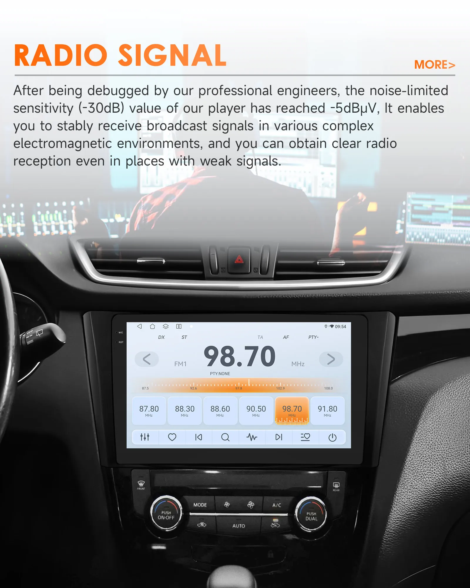Hizpo 8Core Android 14 Autoradio für Nissan Qashqai J11 X-Trail 3 T32 2013-2017 CarPlay GPS DSP 4G BT von Qualcomm Snapdragon6115 – Detail 19