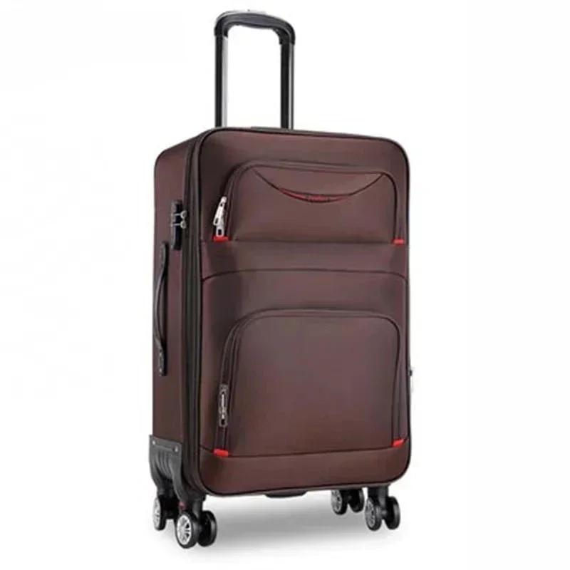 Waterproof Oxford Suitcase With 360 Degree Spinner Wheels For Travel_voghion.com