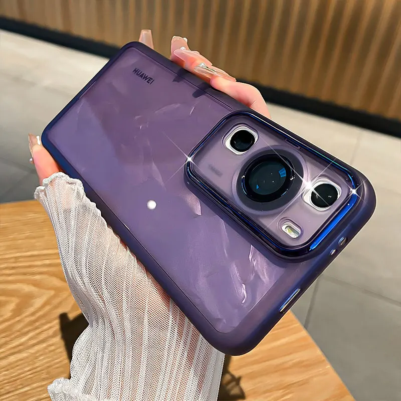 For Pro Case Soft Silicone Back Lens Protective Cover for Huawei P60 P50 PRo Honor x6 x6s x8 90 Lite x8a x7a Shell Bag P_voghion.com