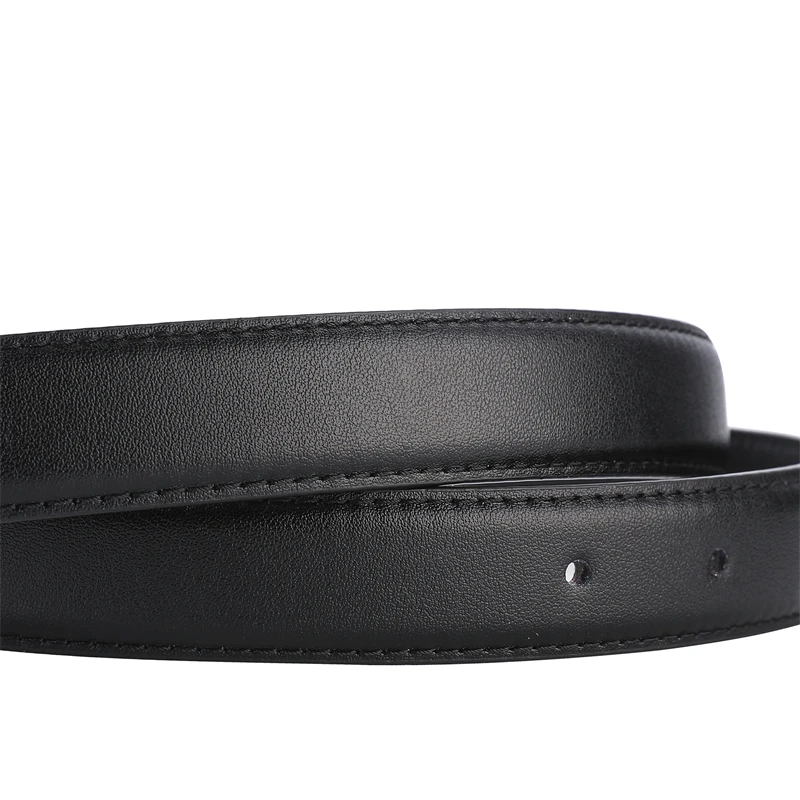 2024 Luxury Designer Women Belt Genuine Leather Female Fashion Lady Metal  Belt Buckle 2.3cm Waistband Simple Solid Color Trendy