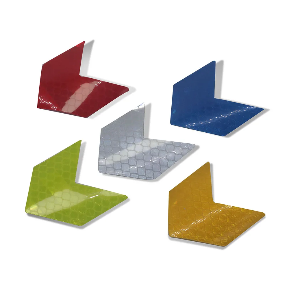 Reflective Car Sticker Reflective Tape 10 Pcs/Set Car Sticker Arrow Sign Warning Safety For Car Bumper Trunk