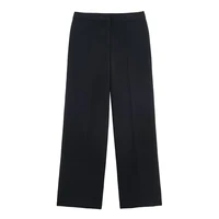 Women's Suit Pants Two-Piece Set Buckle Decoration Long Sleeve Blazer Coat + Straight-Leg Pants 2 Pieces Sets Chic Woman Outfits - Image 5