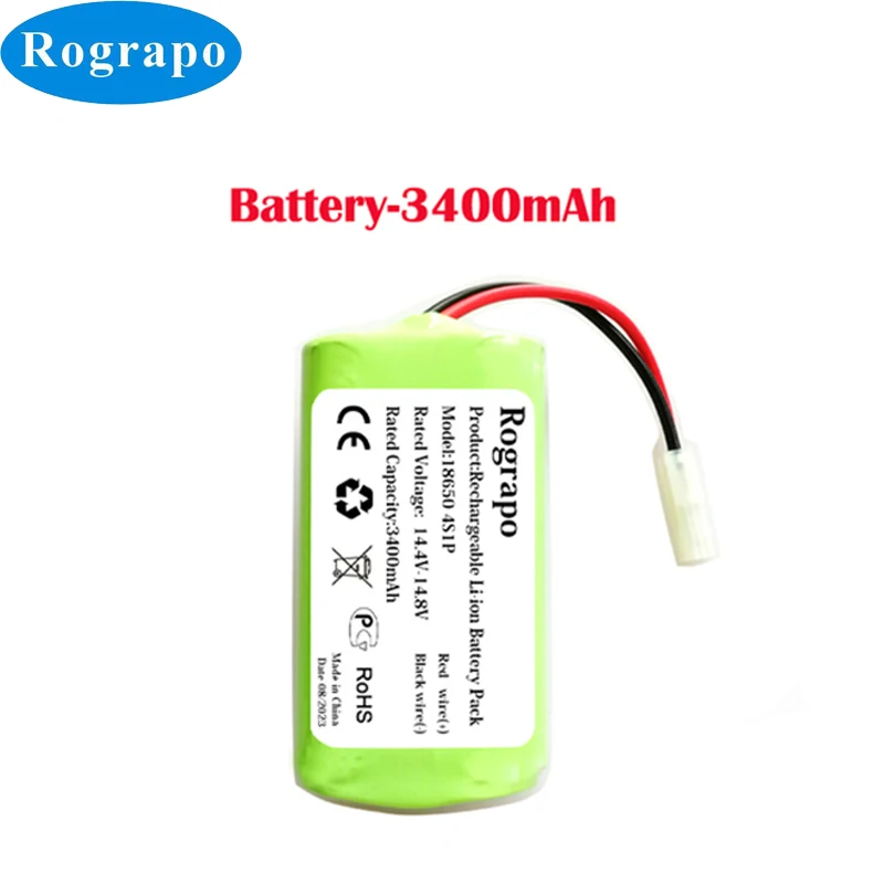 New-3400mAh-Li-ion-Robot-Battery-For-Rowenta-Tefal-RG7375WH-RG7387WH ...