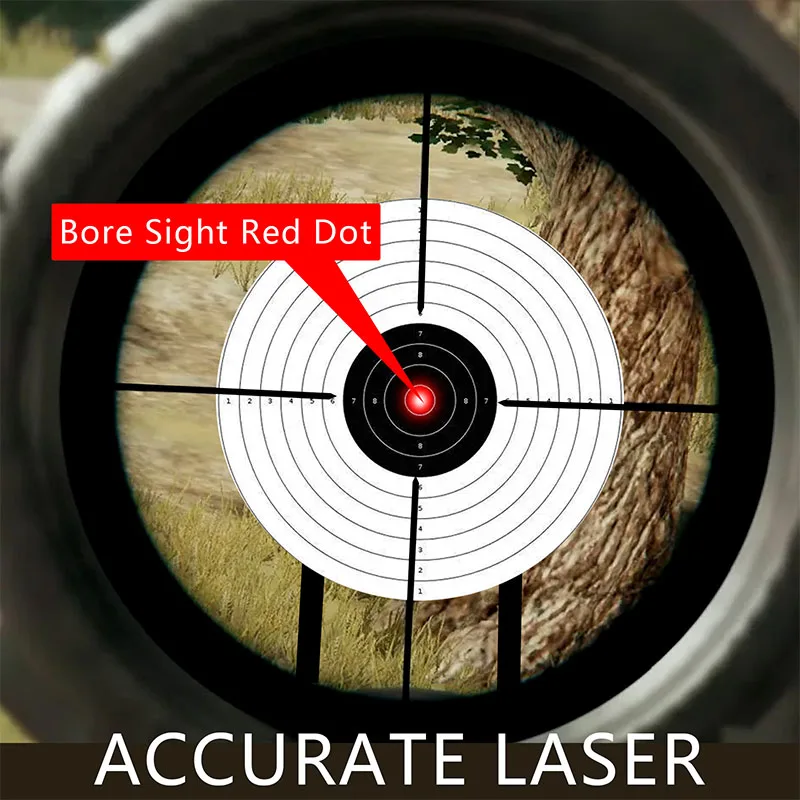 Tactical 3006 Caliber Red Dot Laser Sight Calibration Brass Bullet for Rifle Airsoft Weapon Shooting Aiming Hunting Accessories
