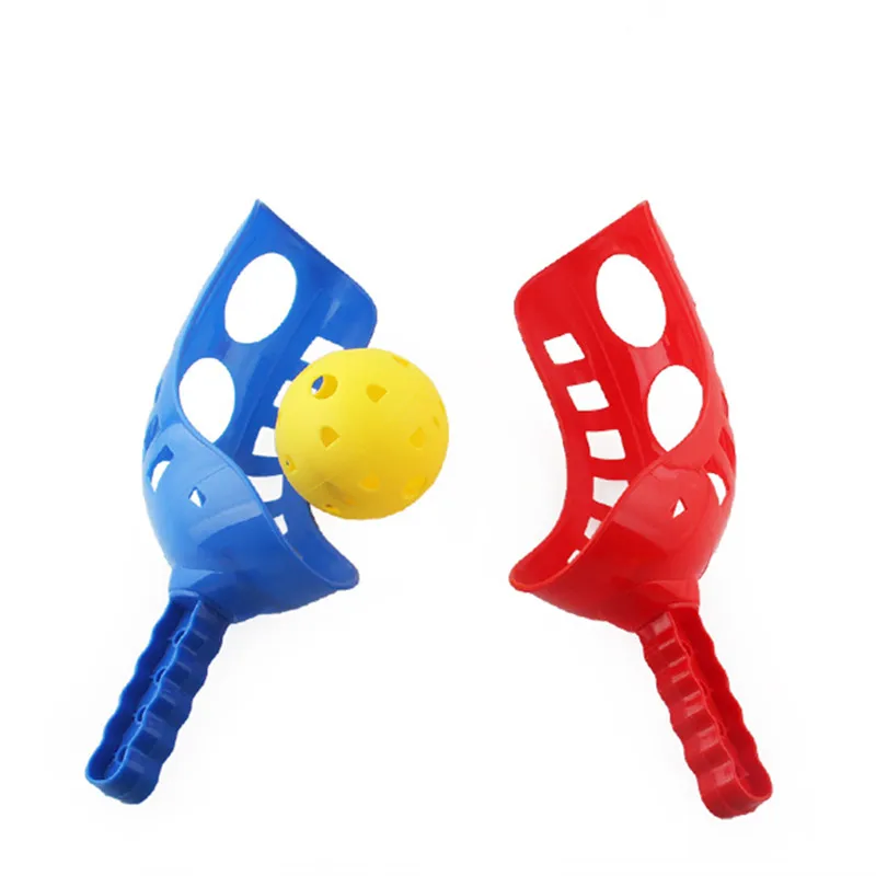 1pair Lacrosse Racket Hollow Out Scoop Ball Toss Catching Game