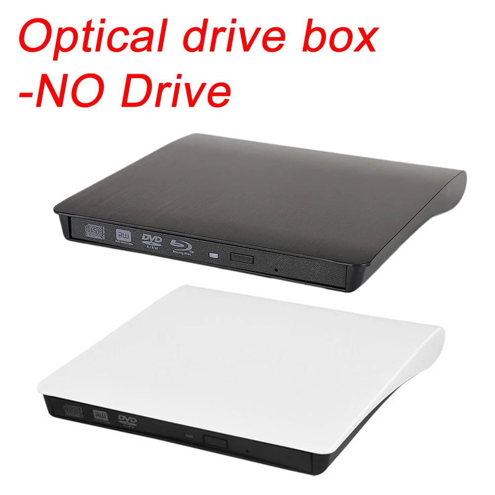 USB 3.0 SATA External DVD CD-ROM RW Dvd Player Portable 5Gbps 12.7mm Optical Slim Drives Enclosure Case for Laptop Desktop cd dvd drive