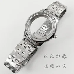 Elegant PVD Rose Gold 33mm Ladies Watch Case with Stainless Steel Bracelet (Silver Set)