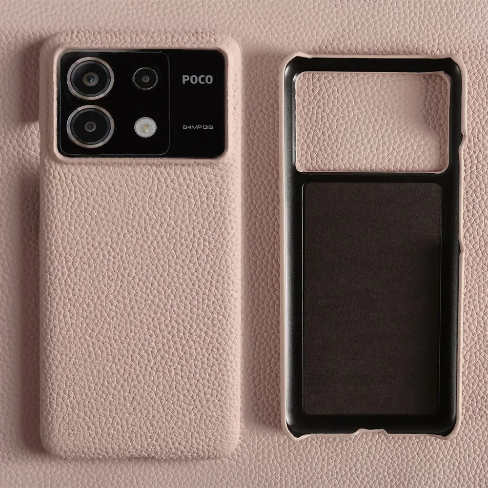 Premium Genuine Leather Business Case - Shockproof Back Cover