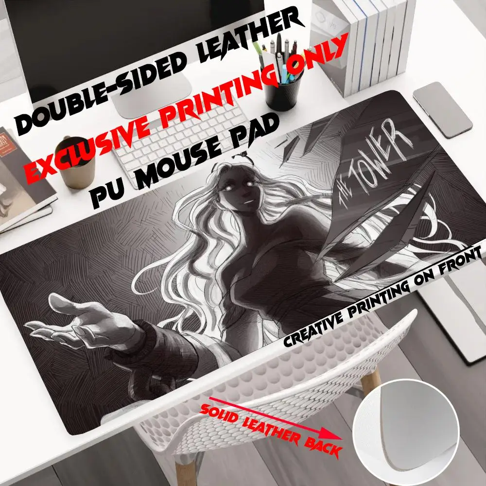 

Mouse Pad Large Size Office Desk Protector Mat PU Leather Waterproof Thriller adventure game Slay the Princess Mouse Pad Desktop