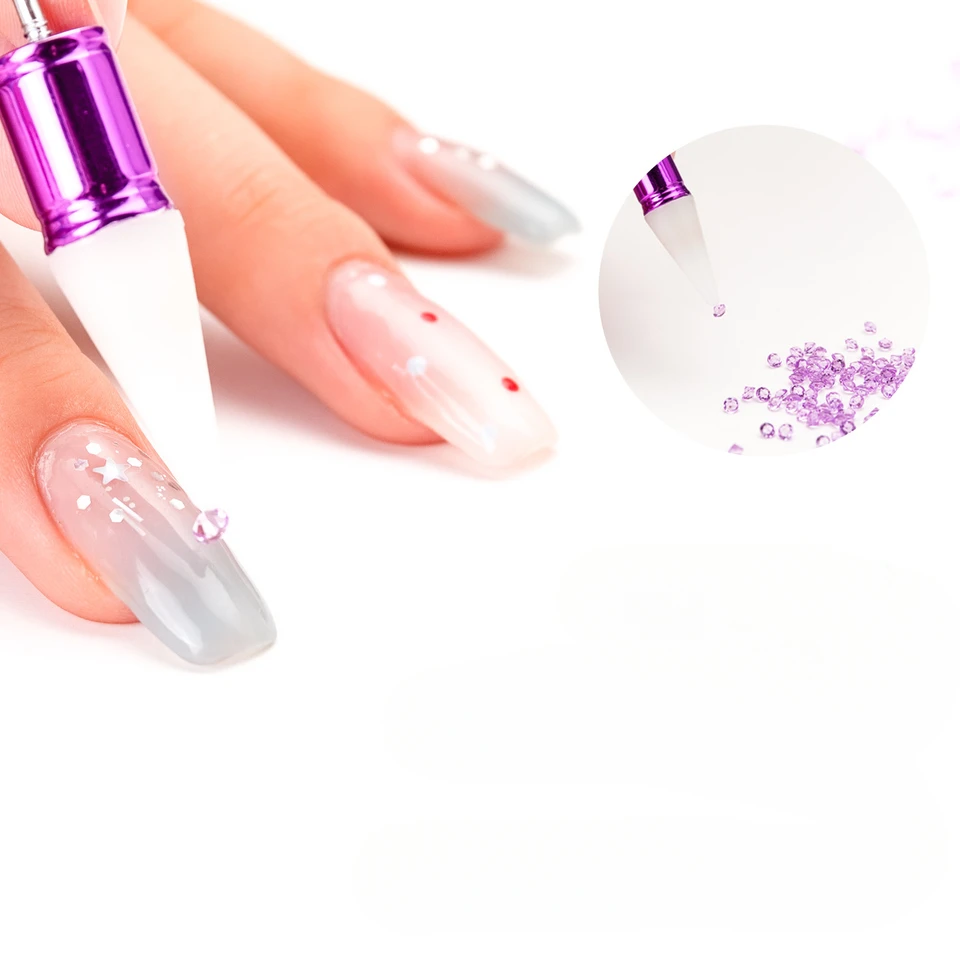 네일 아트를 위한 필수 도구: 비즈 네일 아트 더블 헤드 포인트 드릴 펜