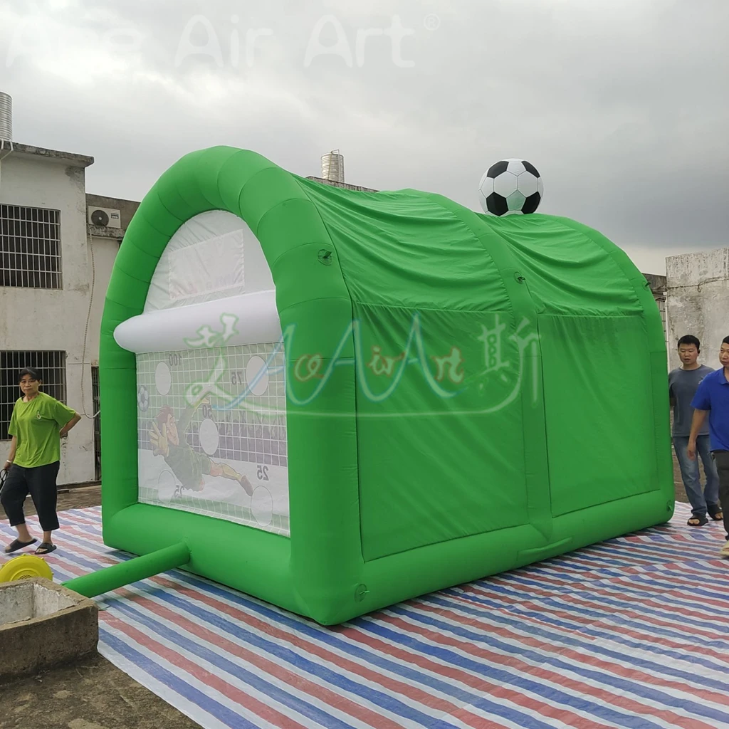 Oxford Cloth Inflatable Soccer Goal Football Shoot Game,Inflatable Football Penalty Shootout,Inflatable Soccer Kick Game
