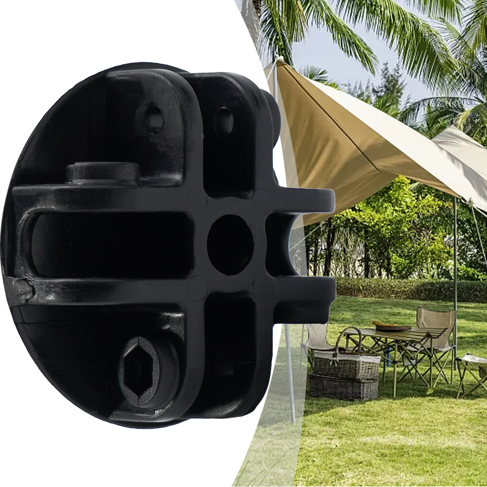 Tent Connector Joint 1pc Pop-Up 4 Way Centre Connector Joint Block Bracket for Tent Gazebo 7cm*3cm Garden Accessories