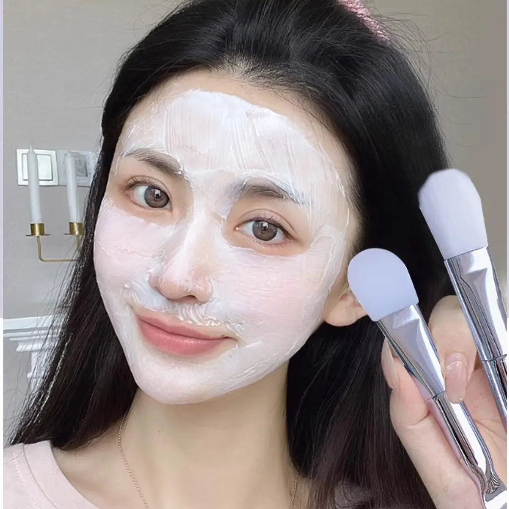 양면 실리콘 페이스 마스크 브러쉬 도브 타입 머드 필름 스페셜 브러쉬 뷰티 메이크업 도구 파운데이션 애플리케이터 컨실러 브러쉬