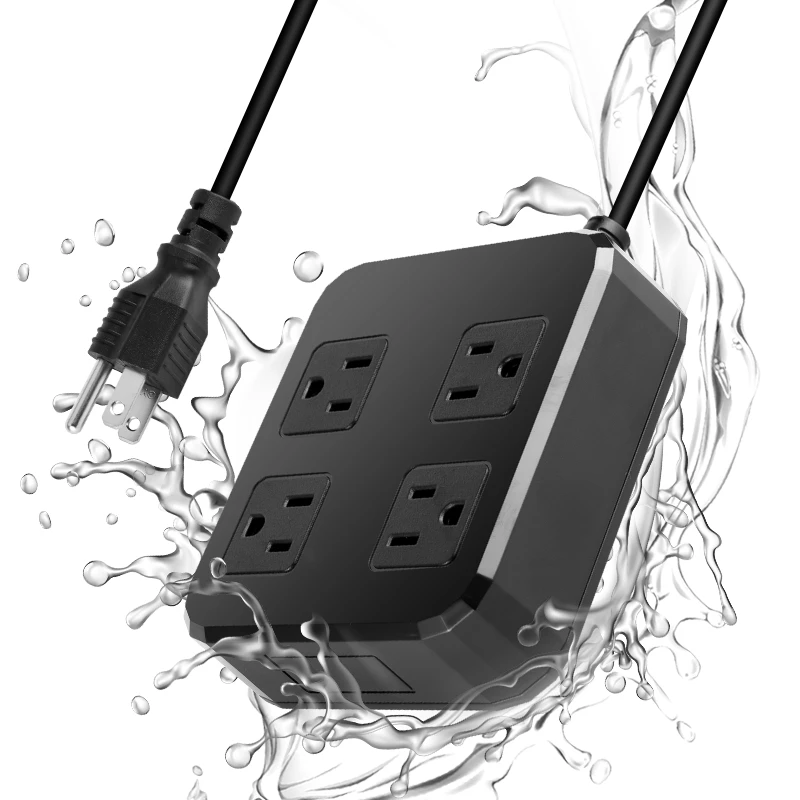 Smart Outdoor Plugs Waterproof 1875W 15A 2-Sockets