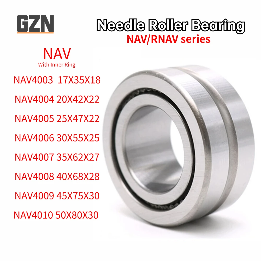 

1PCS Free Shipping NAV 4003 4004 4005 4006 4007 4008 4074103 4074105 Needle Roller Bearings with Inner Rings Fully Loaded