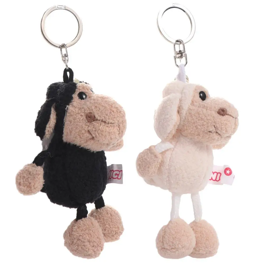 Keyring Schoolbag Decoration Backpack Accessory Alpaca  Keychain Soft Stuffed Pendant Sheep Key Ring  Alpaca Keyring