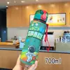 High Quality 700ML Astronaut Space Cup Plastic Seal Sippy Cup Cartoon With Latch Water Bottle Outdoor Sports 2
