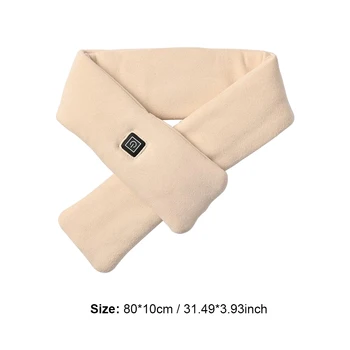 Electric Neck Warmer Shawl with Three Gear Regulation Heating Scarf Heating Pads Heater Heating Thermal Shawl for Winter 1