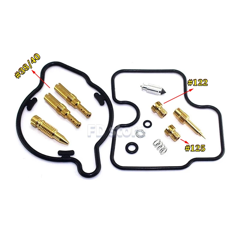 2x Carburetor Repair Kit For Honda CB500 (PC26/PC32) Motorcycles (1994-2003)