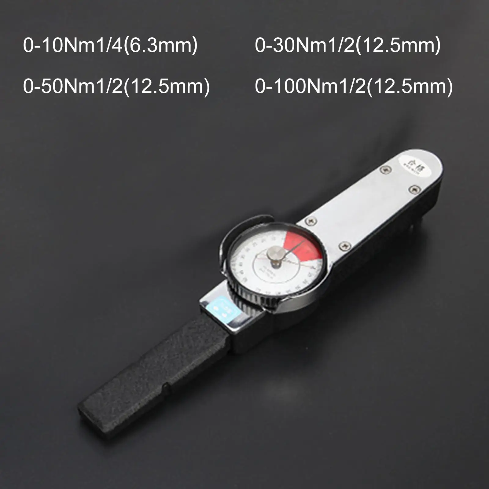 

1/2-Inch 3/8-Inch Drive Dual Scale Wrench Meter Range 0 To