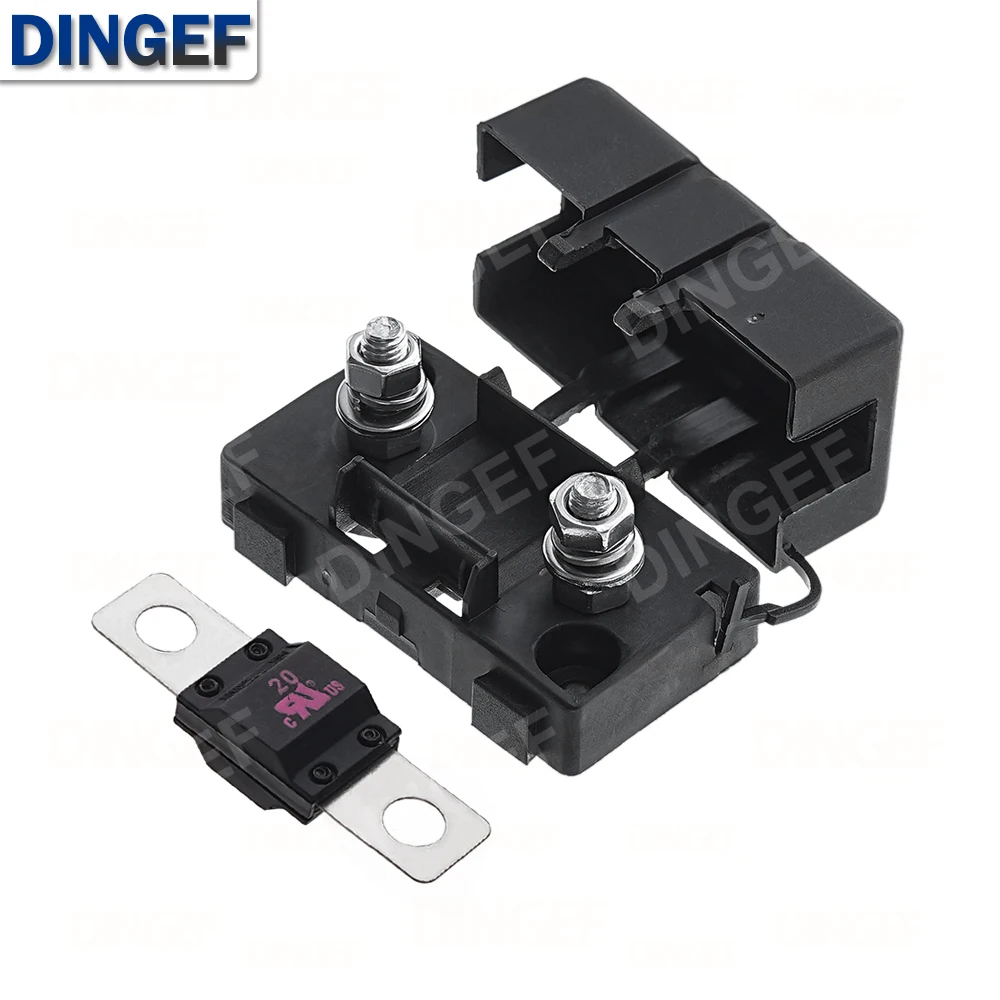 ANS Trumpet Fork Plug Fuse 32V 40A 50A 60A 70A 80A 100A 125A 150A 200A Bolt Fixed Insurance Film ANS-8 Safety Plate Base 1Set