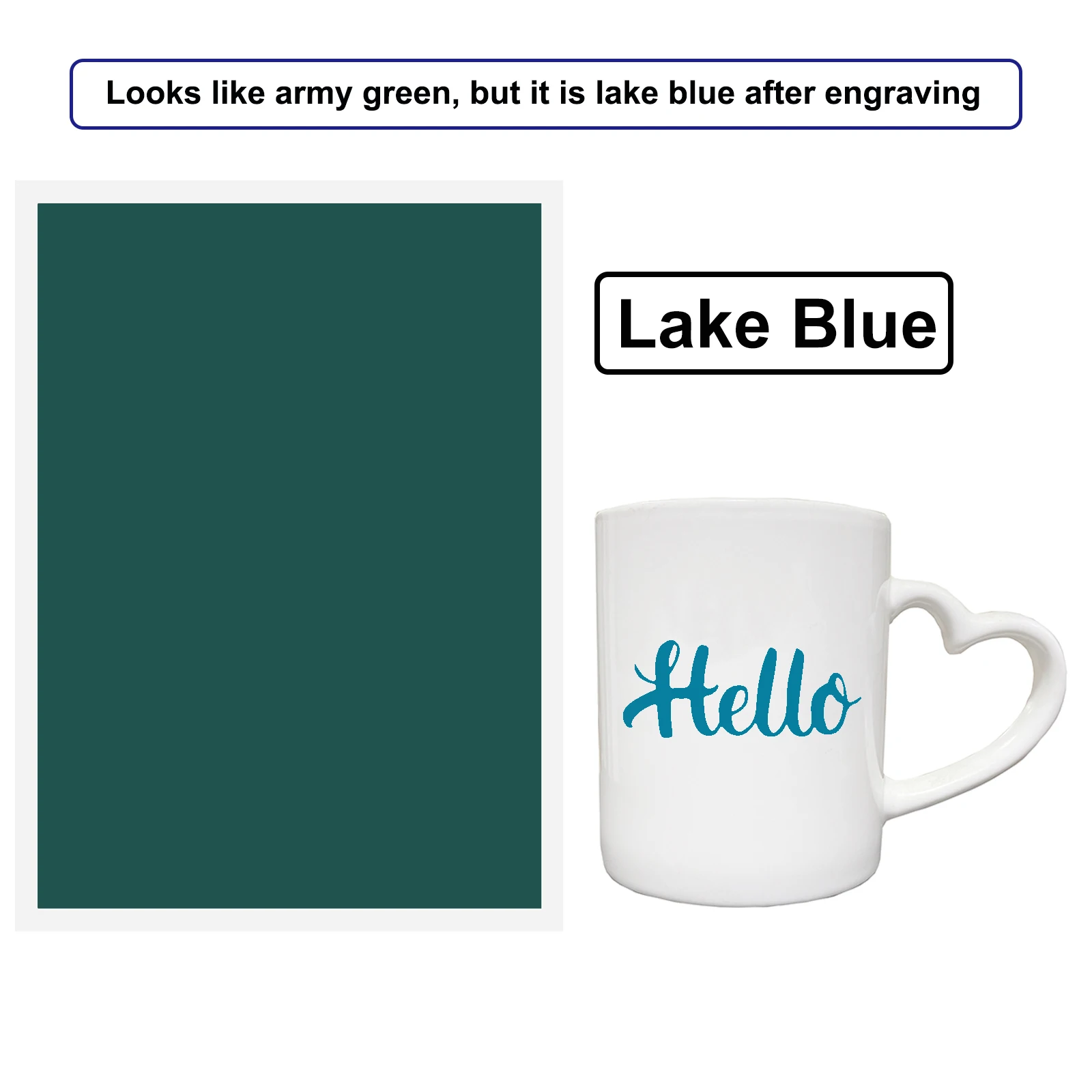 Vibrant Laser Engraving Marking Paper for Ceramics, Glass, and Stone Tiles