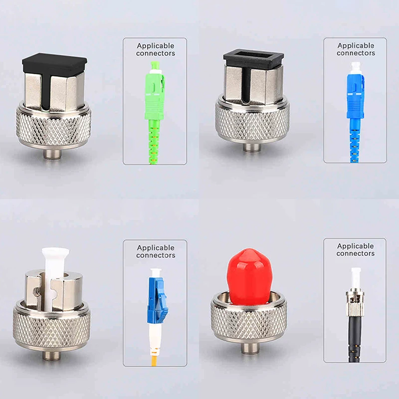 OTDR Transfer Connector FC ST SC LC APC Adaptor OTDR Fiber Optic Connector For Optical Time Domain Reflectometer Fiber Parts