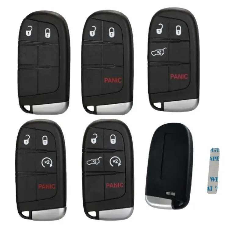 2/3/4/5 Buttons Smart Remote Car Key Shell For Jeep Chrysler Dodge Journey 20112015 Keyless Fob