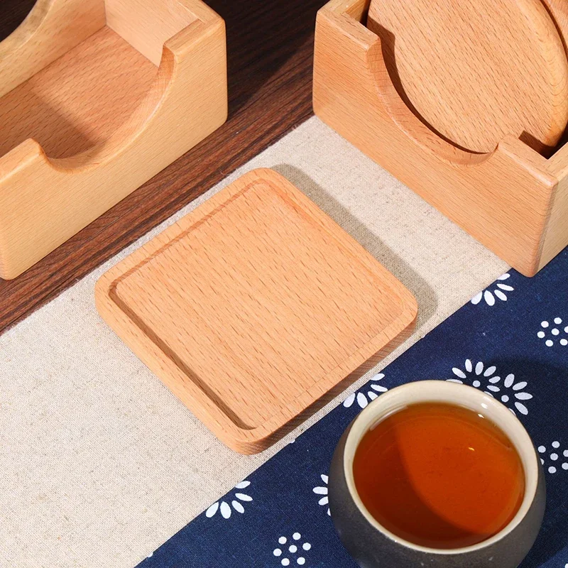 Wood Drink Coasters 4