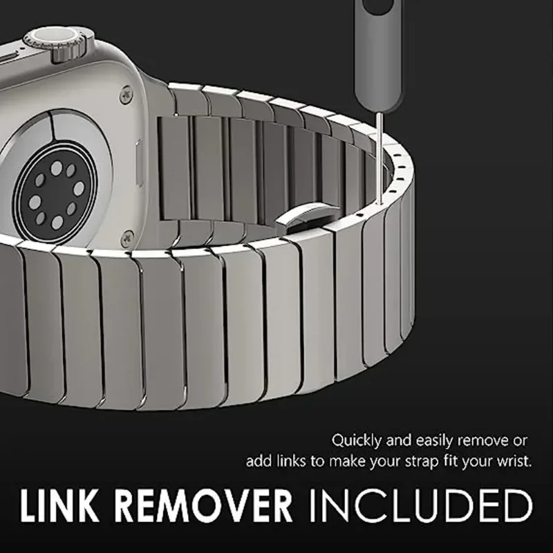 Premium Stainless Steel Watch Strap - Sleek Metal Band