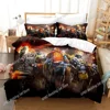 3d Print Anime Game Deep Rock Galactic Bedding Set Single Twin Full Queen King Size Bed Set Adult Kid Bedroom Duvet cover Sets 3