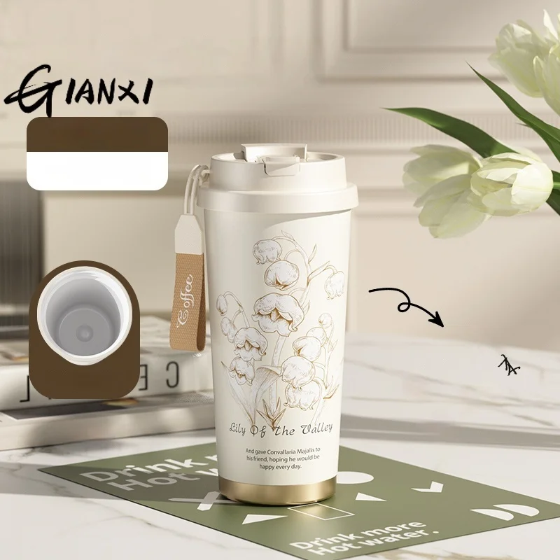 GIANXI Thermal Mug - Stainless Steel Coffee Cup -...