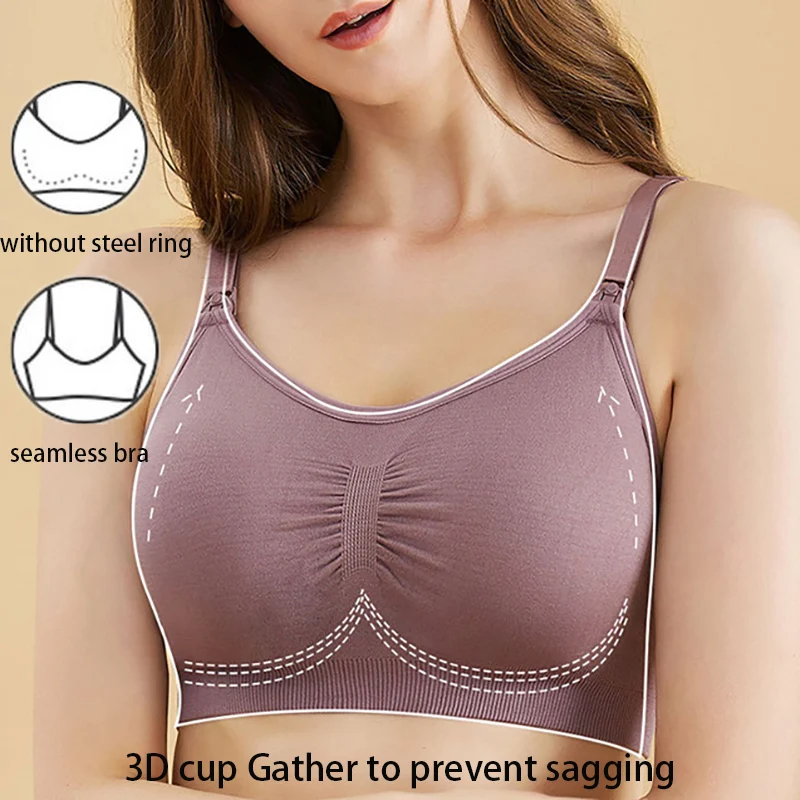 Hand Free Pumping Nursing Bra Breastfeeding Maternity Bras Women For Breast Special Underwear Pregnancy Clothes Can Wear All Day 3