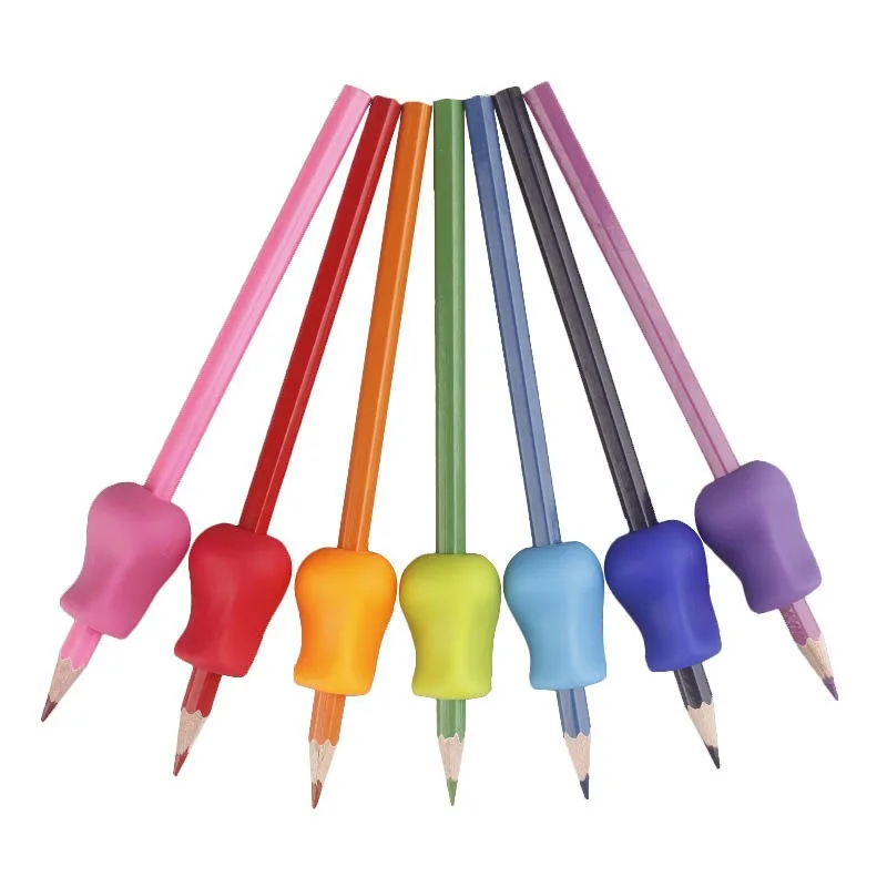 5-10pcs Pencils Gripers for Kids Handwriting Posture Correction Training Writing for Aids Toddler Preschoolers Students Children 6