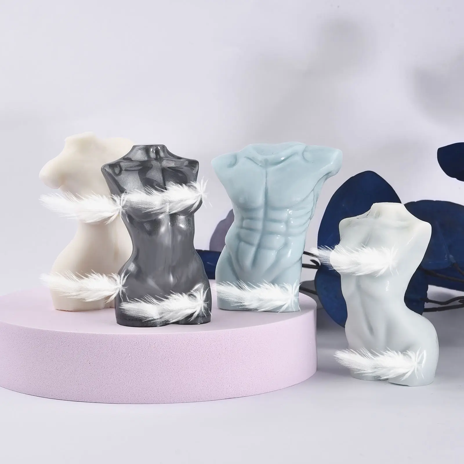 3D Body Candle Plump Woman Candle Silicone Mold Art Wax Mold Pregnant