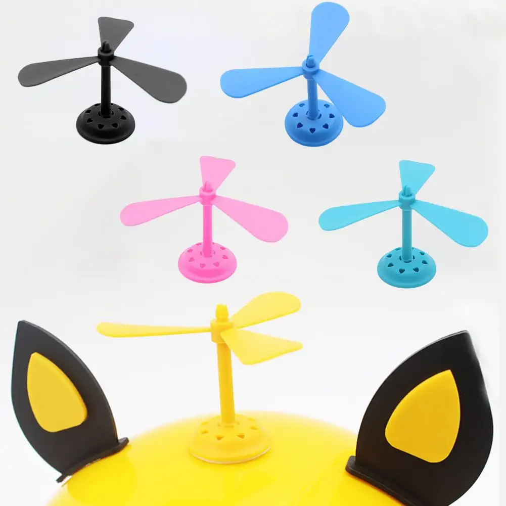 

Helmet Bamboo Dragonfly otorcycle Helmet Windmill Pinwheel Electric Car Helmet Ornament Windmill Pinwheel Decorative Windmill