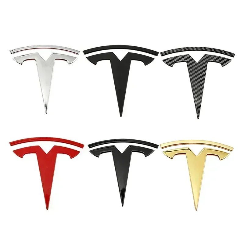 Tesla emblem rear trunk