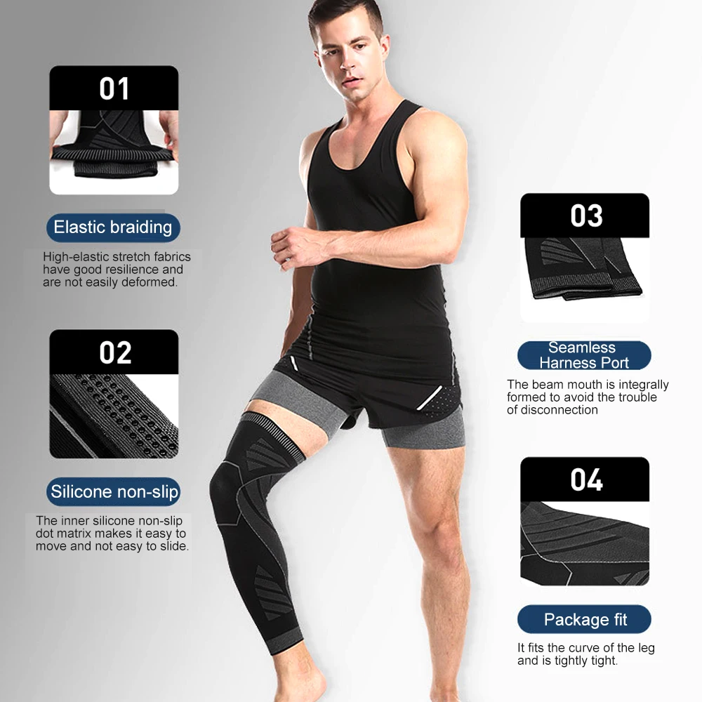 Full Leg Compression Knee Sleeve 6