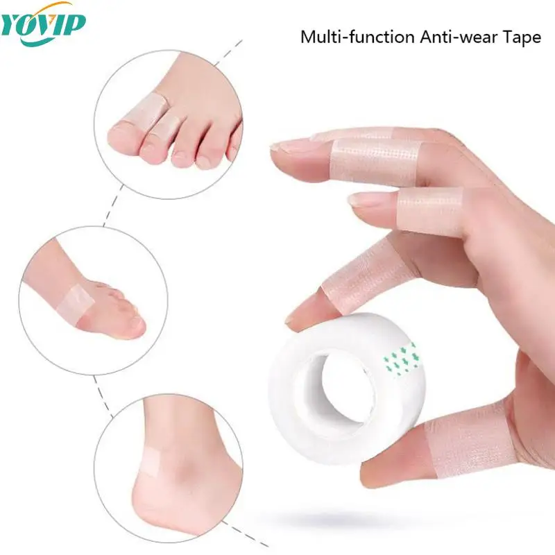 1pcs Multi-functional Bandage Plaster Tape Self-adhesive Elastic Breathable Wrap Anti-wear Waterproof Heel Sticker Foot Pad stop leaks seal silicone rubber self fix strong viscosity masking water pipeline repair tape waterproof adhesive tape