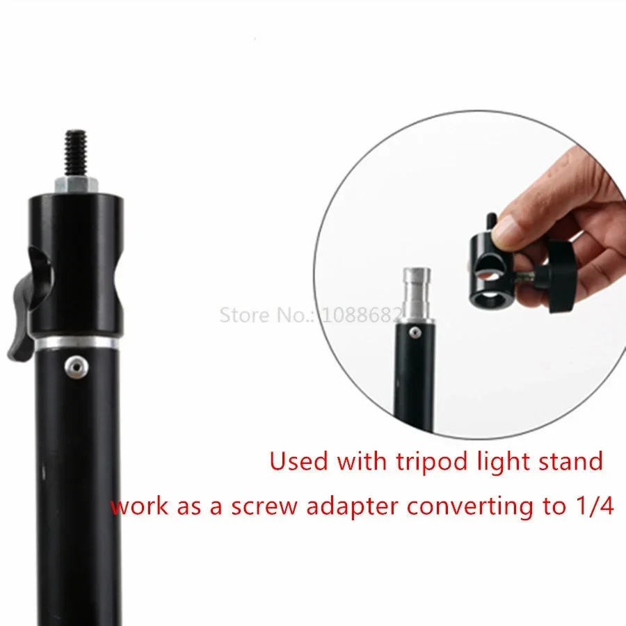 Tripod Light Stand Flat Head Converter to 1/4 Screw Adapter for LED Light Monitor Flash Photography Accessories light stand,photographic light stand,tripod mount adapter