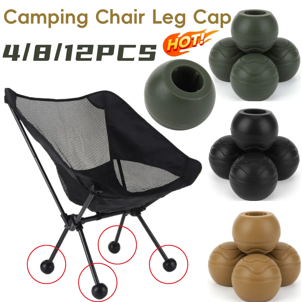 4 pieds amortisseurs caoutchouc pour chaise Helinox - protection anti-choc et stabilisation extérieure