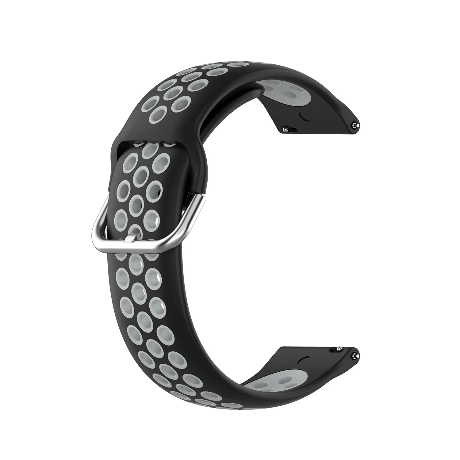 Versatile Silicone Sports Band - 20mm/22mm Strap
