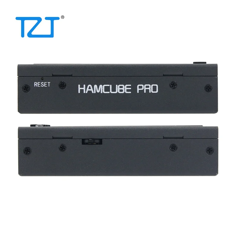TZT HAMCUBE PRO 휴대용 HAM CW 트레이너 모스 코드 트레이너 CN/EN 디코딩(자석 베이스 포함) 듀얼 패들 전신 키