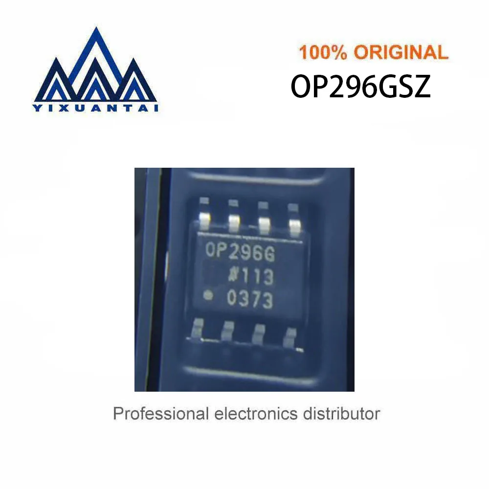 

10pcs/Lot OP296GSZ OP296GS Marking OP296G【Op Amp Dual Micropower Amplifier R-R I/O 12V 8-SOIC】New