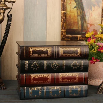 Retro Fake Book Storage Box 1