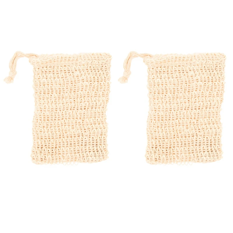 shower-bath-sisal-soap-bag-natural-sisal-soap-bag-exfoliating-soap-saver-pouch-holder-200pcs